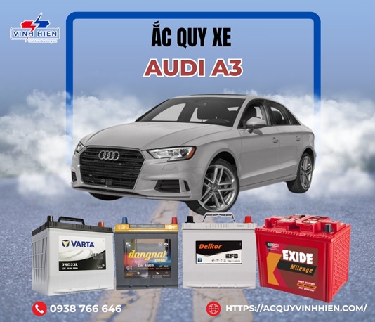 ac quy xe Audi A3