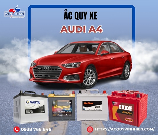 ac quy xe Audi A4