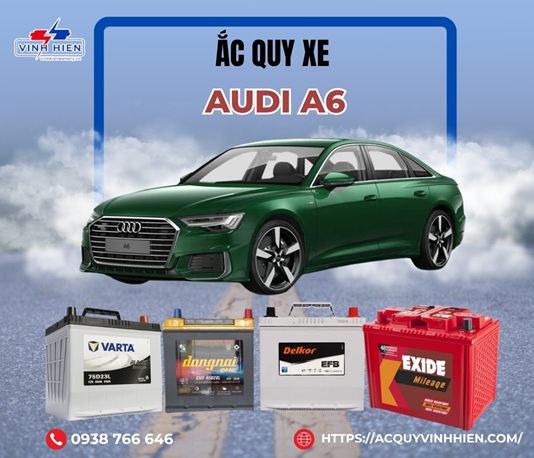 ac quy xe Audi A6
