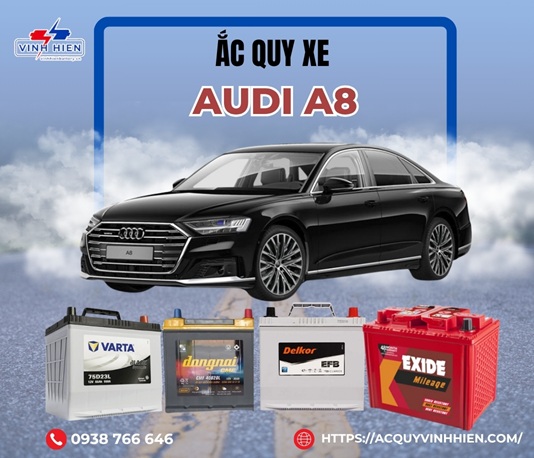 ac quy xe Audi A8