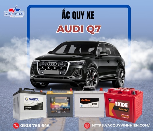 ac quy xe Audi Q7