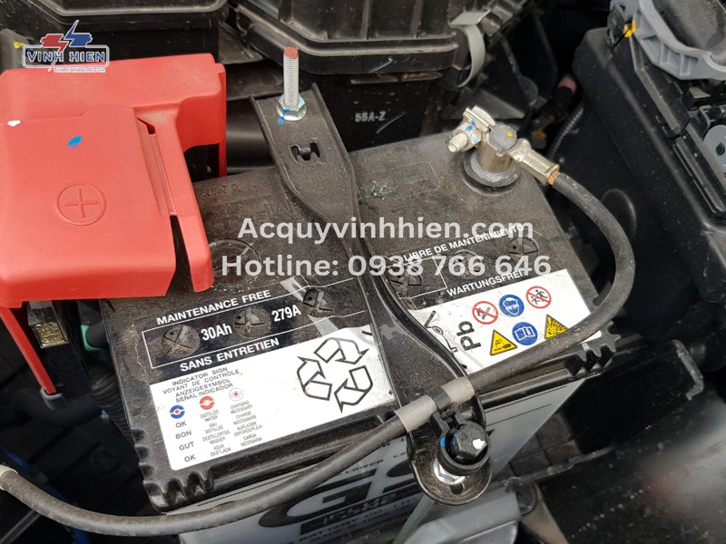 ac quy honda city nam o vi tri nao tren xe