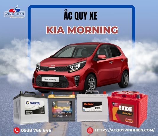 ac quy xe Kia Morning