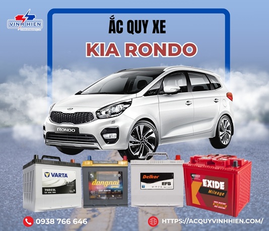 ac quy xe Kia Rondo