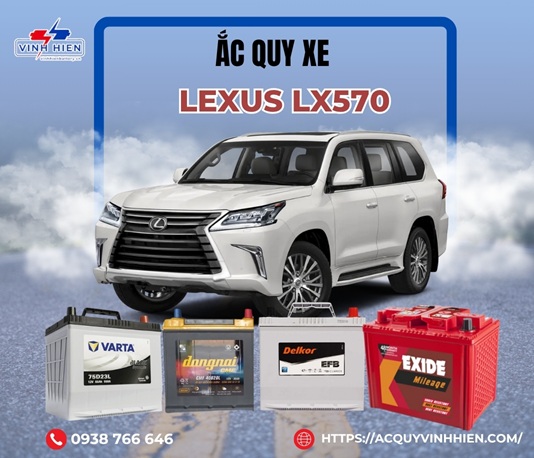ac quy xe Lexus LX570
