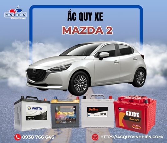 ac quy xe Mazda 2