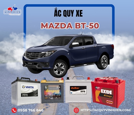 ac quy xe Mazda BT-50