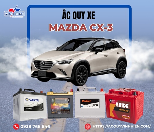 ac quy xe Mazda CX-3