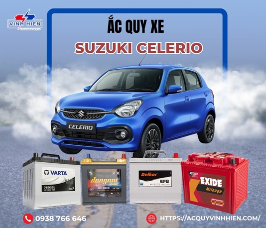 ac quy xe Suzuki Celerio