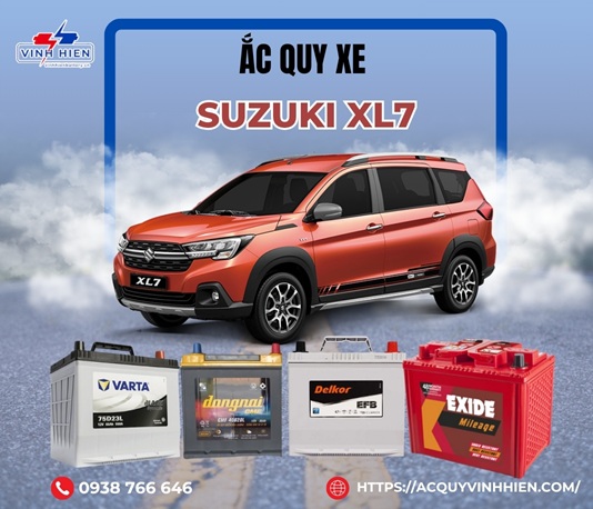 ac quy xe Suzuki XL7
