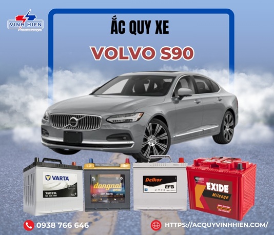 ac quy xe Volvo S90