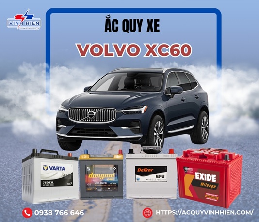 ac quy xe Volvo XC60