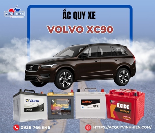 ac quy xe Volvo XC90