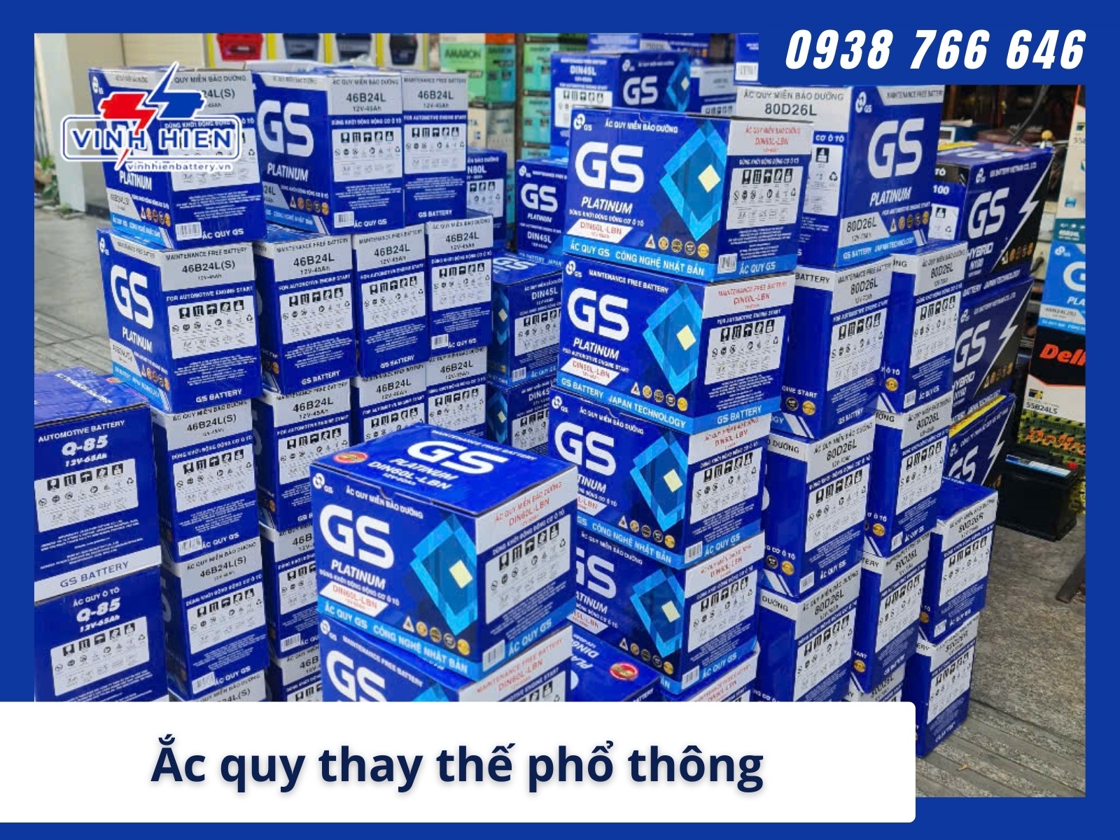 Ac quy thay the pho thong