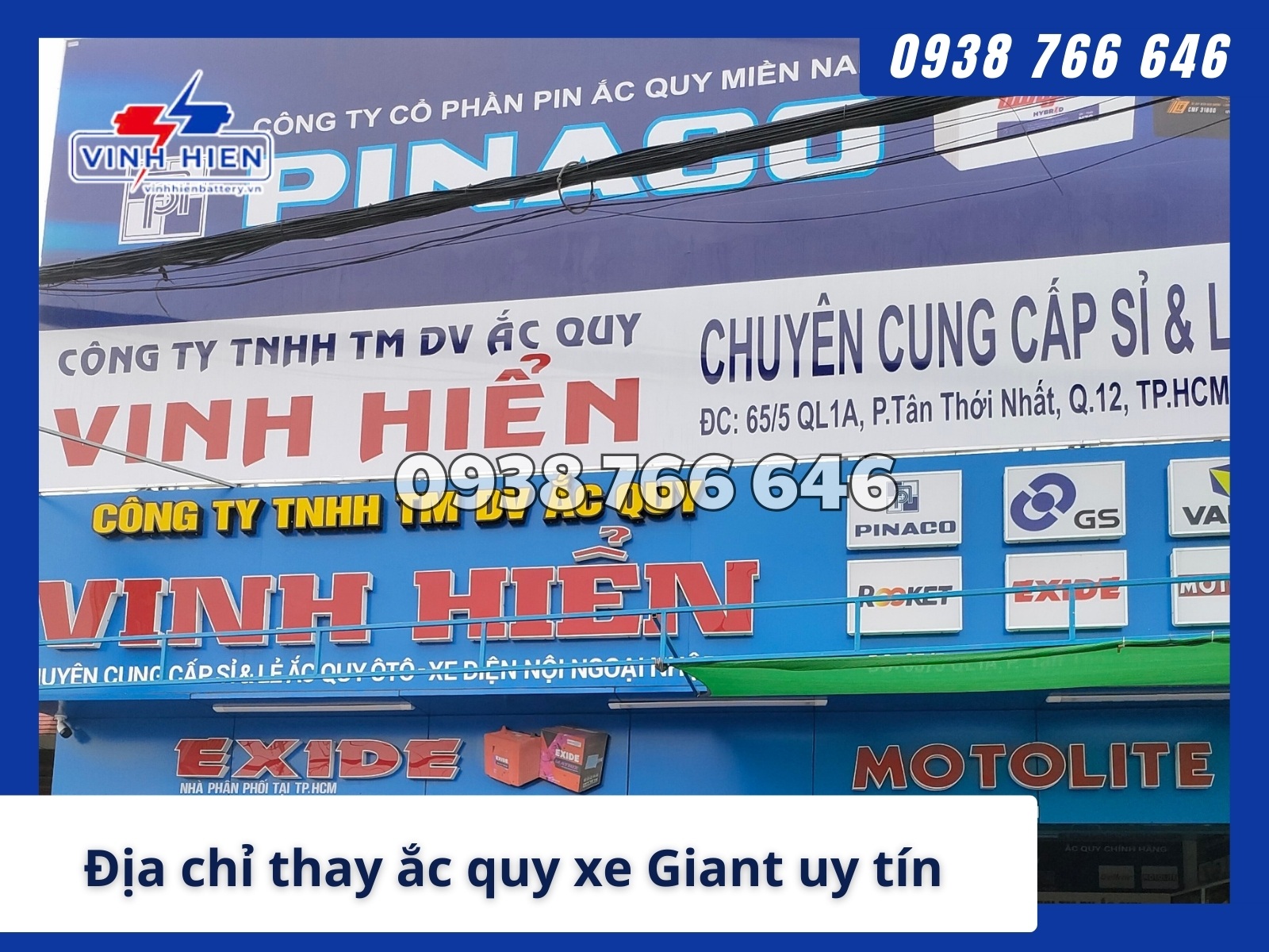 Dia chi thay ac quy xe dien Giant uy tin nhanh chong