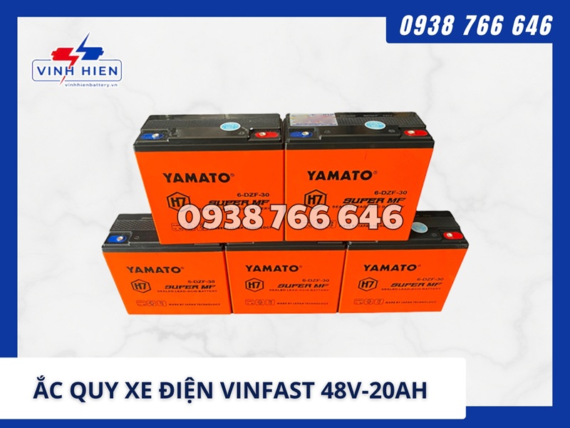 Ac quy xe dien Vinfast 48V 20Ah