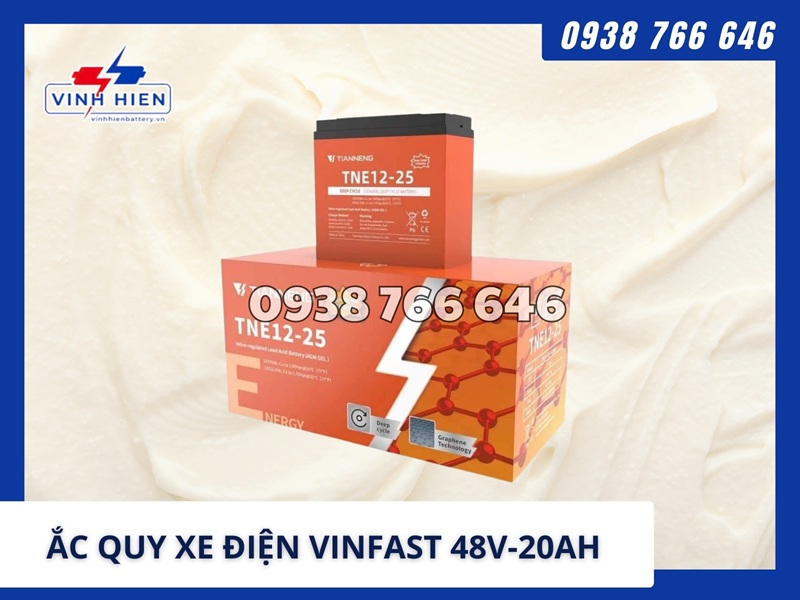 Ắc quy xe điện Vinfast 60V-20Ah
