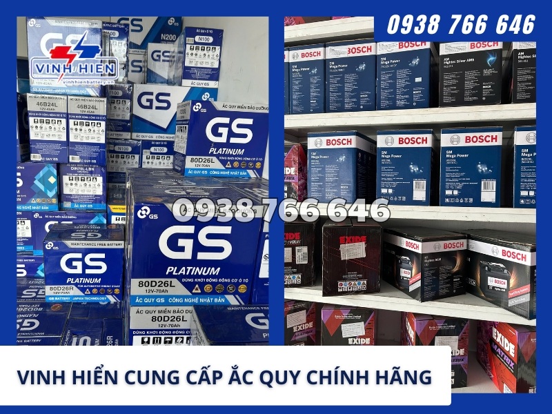 VINH HIỂN cung cấp ẮC QUy chính hãng