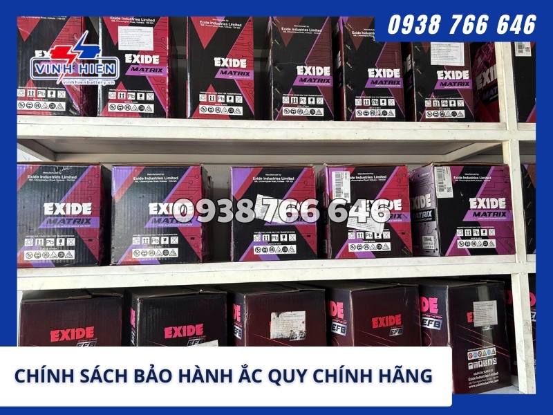 chính sách bảo hành ắc quy chính hãng