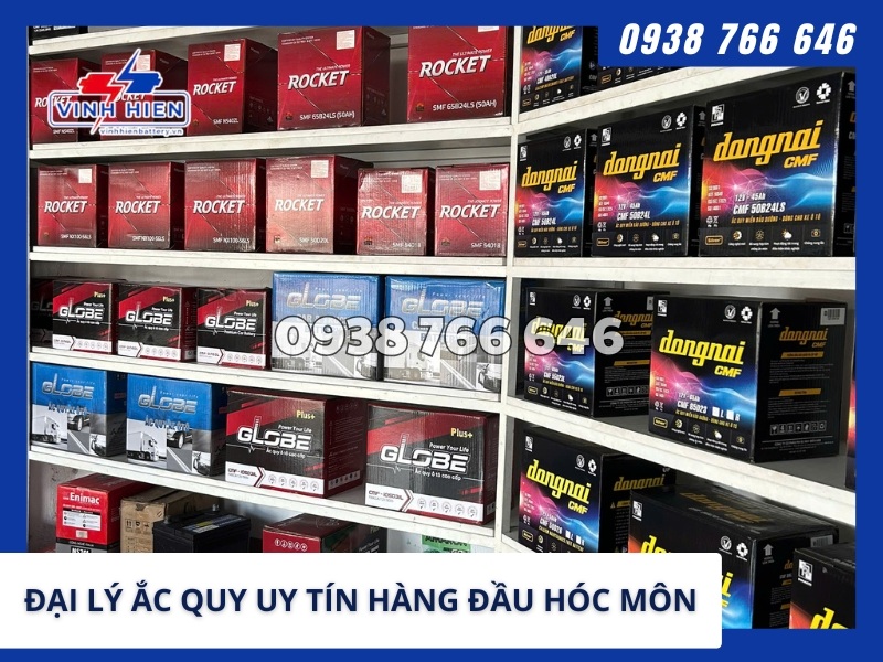 Đại lý ắc quy uy tín hàng đầu hóc môn