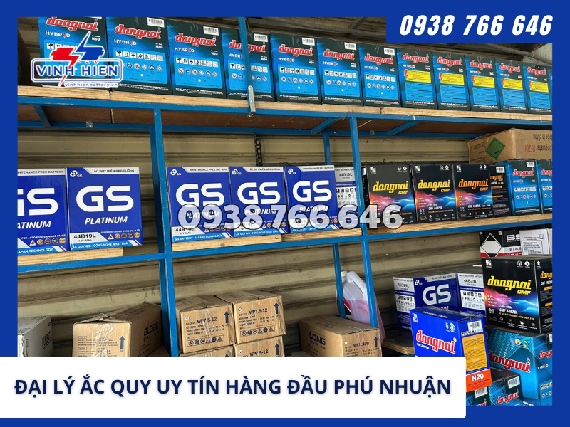 Đại lý ắc quy uy tín hàng đầu phú nhuận