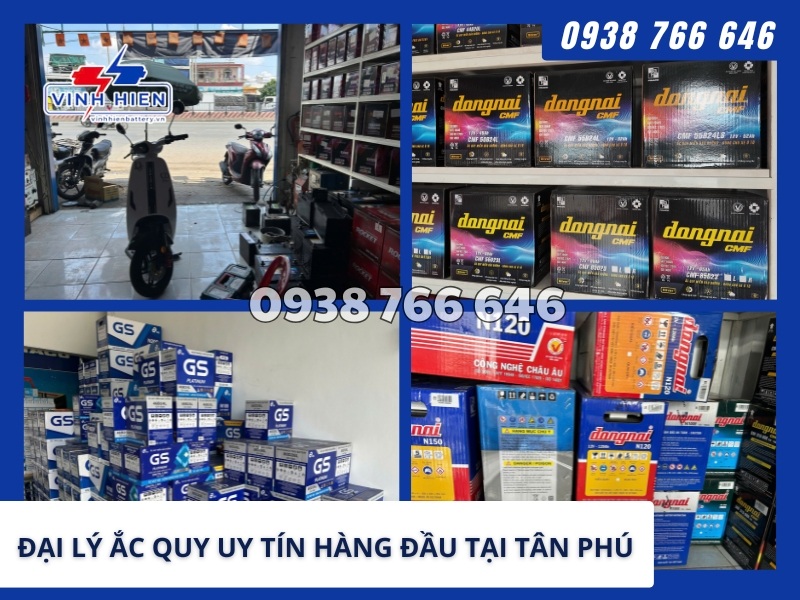 Đại lý ắc quy uy tín hàng đầu tại Tân Phú