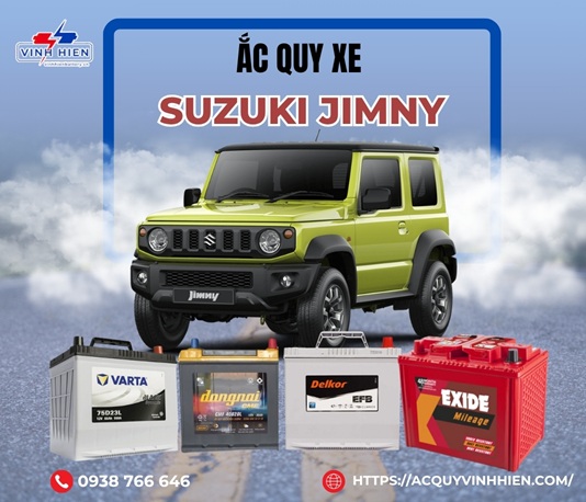 ac quy xe Suzuki Jimny