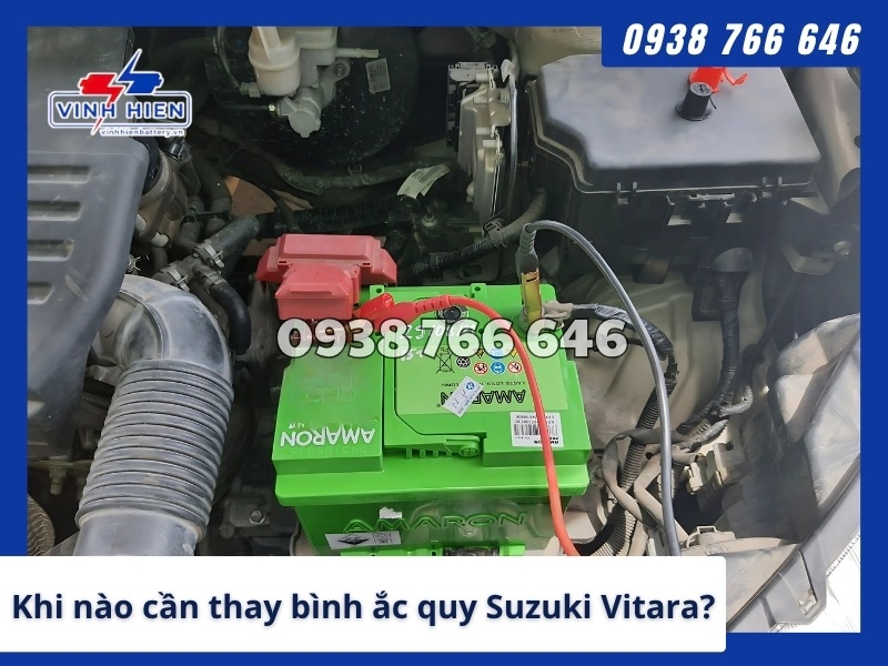 Khi nao can thay binh ac quy cho xe Suzuki Vitara