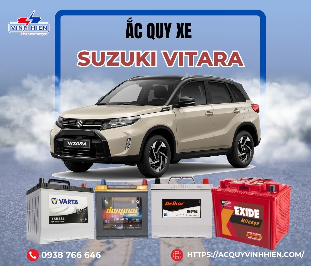 ac quy xe Suzuki Vitara