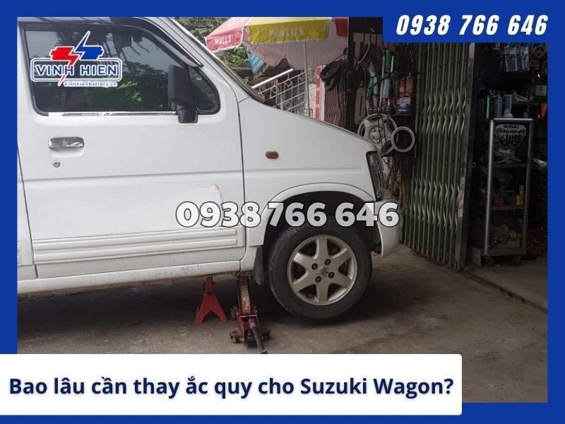 Bao lau can thay ac quy cho xe Suzuki Wagon