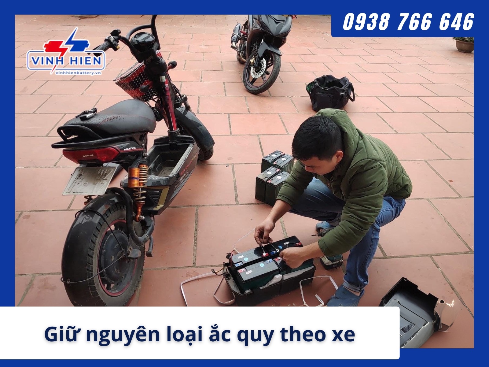 Giu nguyen loai ac quy theo xe