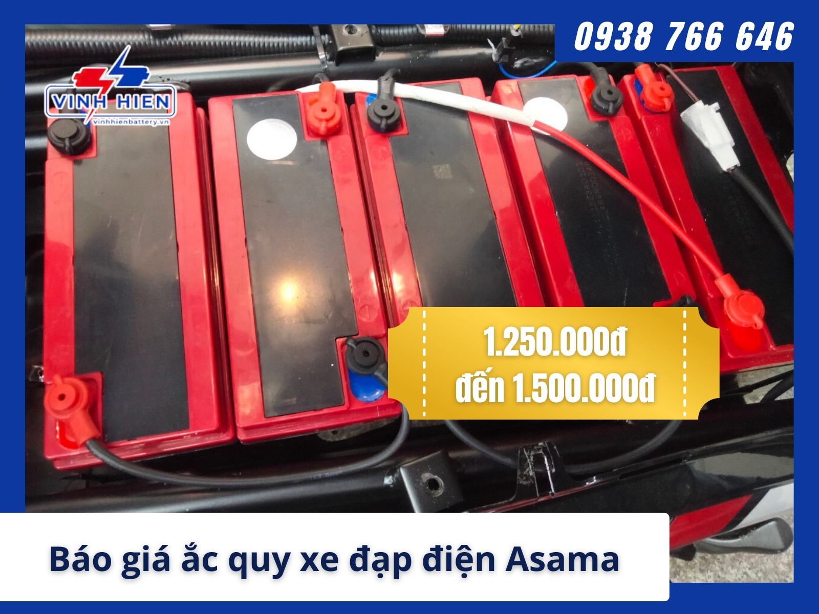 Ac quy xe dap dien Asama gia bao nhieu