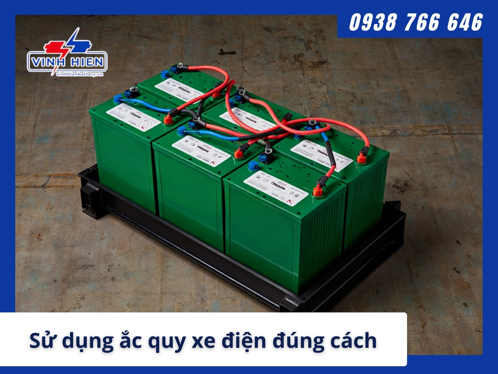 Huong dan su dung ac quy xe dien Asama dung cach