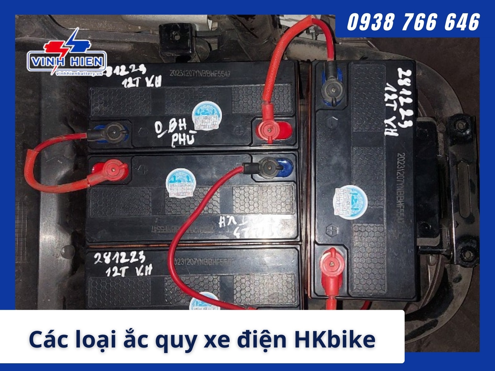 Cac loai binh ac quy xe dien HKbike pho bien