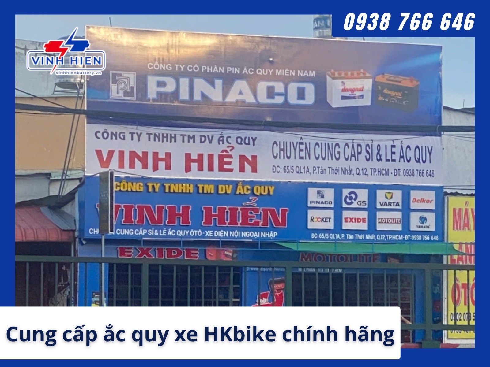 Cung cap ac quy xe dien HKbike chinh hang tai TPHCM