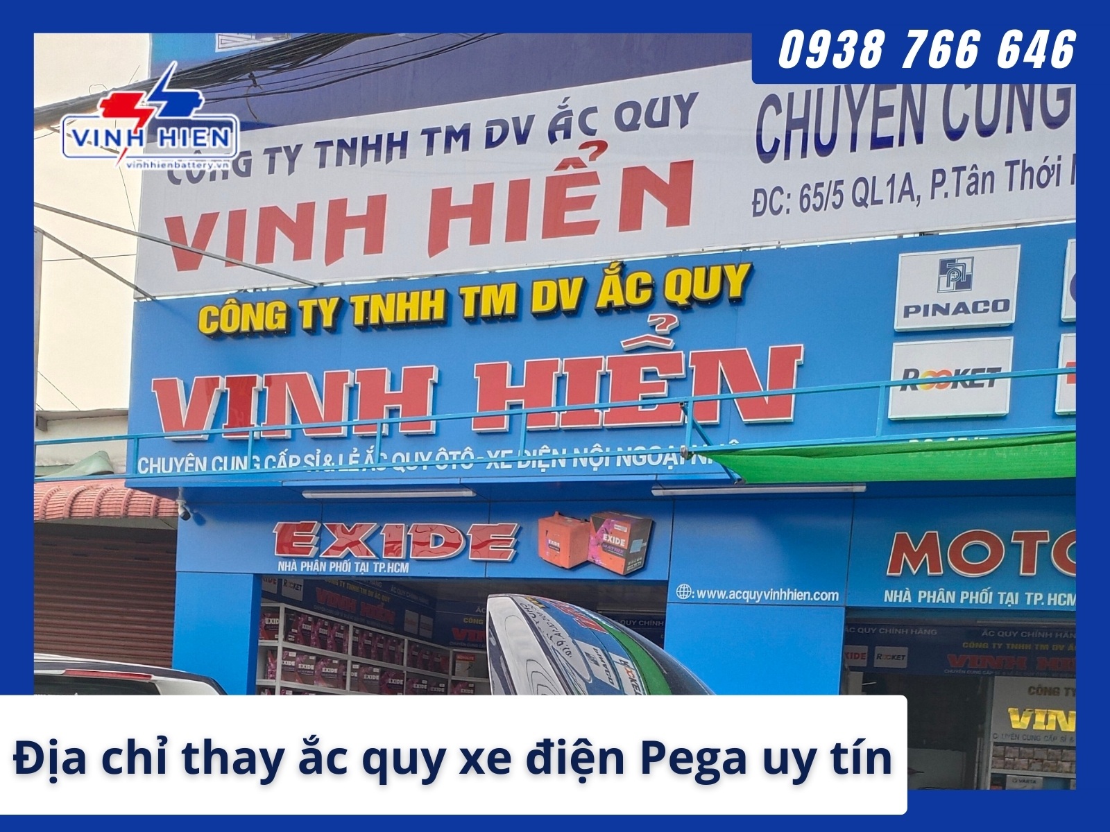Dia chi thay ac quy xe dien Pega chinh hang tai TPHCM