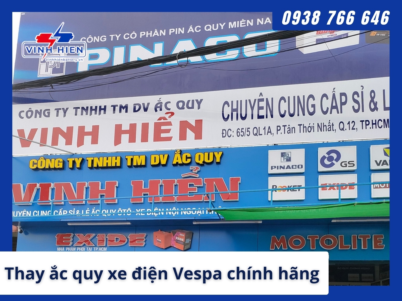 Dia chi thay ac quy xe dien Vespa chinh hang gia tot