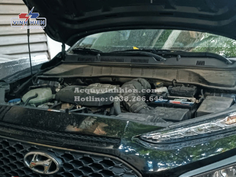 huong dan bao duong cham soc ac quy xe hyundai kona ben bi