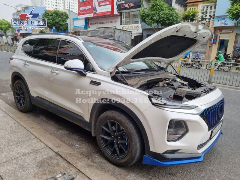 luu y khi thay ac quy cho xe hyundai santafe