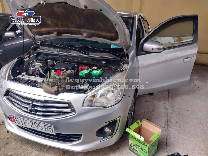 nen thay ac quy gi cho xe mitsubishi attrage