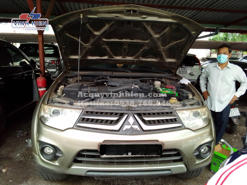 thong so ky thuat ac quy mitsubishi pajero sport