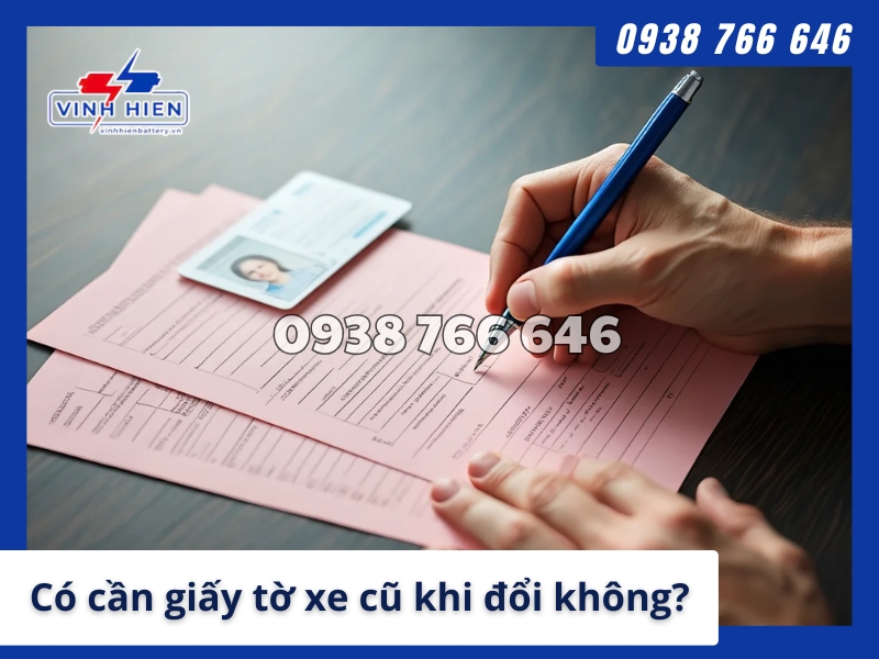 Co can giay to xe cu khi doi khong