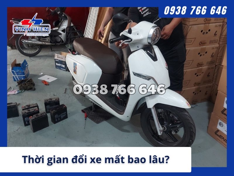 Thoi gian doi xe mat bao lau