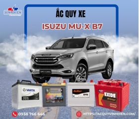 Ắc quy xe Isuzu MU-X B7