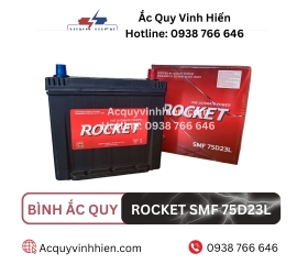 Ắc Quy Rocket SMF 75D23L (12V - 62AH)