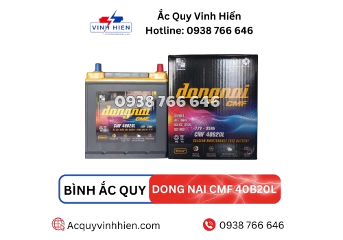 Ắc quy Đồng Nai CMF 40B20L (12V - 35Ah)