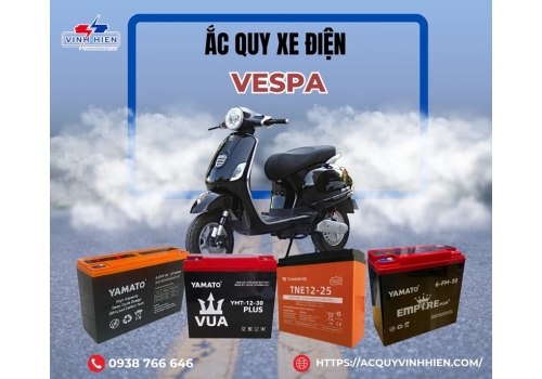 Ắc quy xe điện Vespa