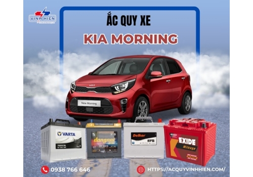 Ắc Quy Xe Kia Morning