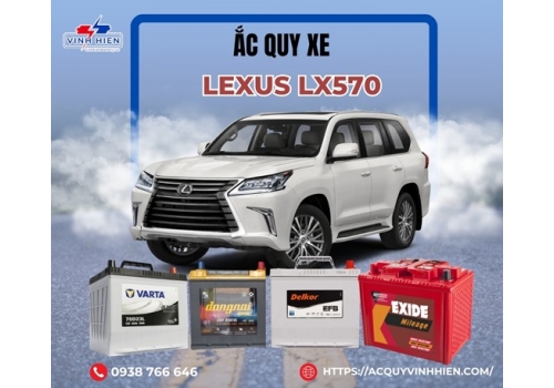 Ắc quy xe Lexus LX570