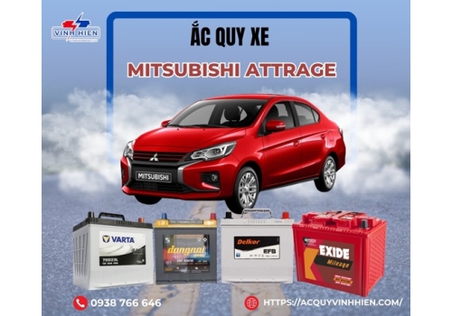 Ắc quy xe Mitsubishi Attrage